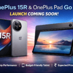 OnePlus 15R and OnePlus Pad Go 2 upcoming launch poster